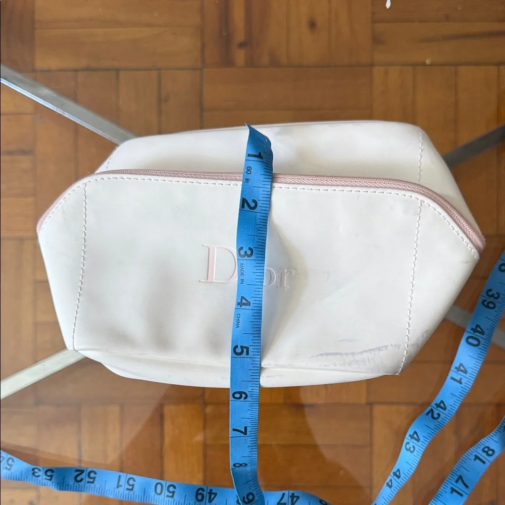Dior Cream Cosmetic Bag